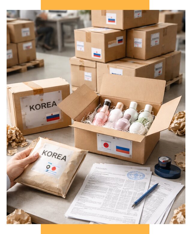 Доставка косметики из Кореи от 8644 р. под ключ | СетСервис-Тул