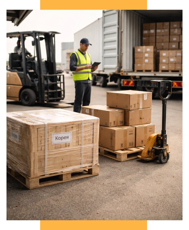 Доставка грузов в Корею из России от 35592 р. | СетСервис-Тул