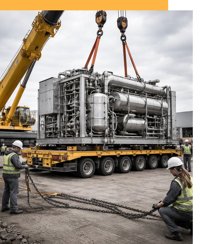 Перевозка тяжеловесных грузов по миру от 152535 руб